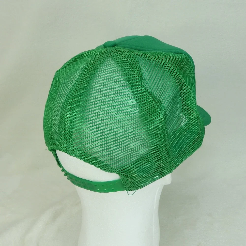 Vintage San Sun Mesh Trucker Hat Green Washington Town Mutual Snapback Mesh Cap - Picture 4 of 10